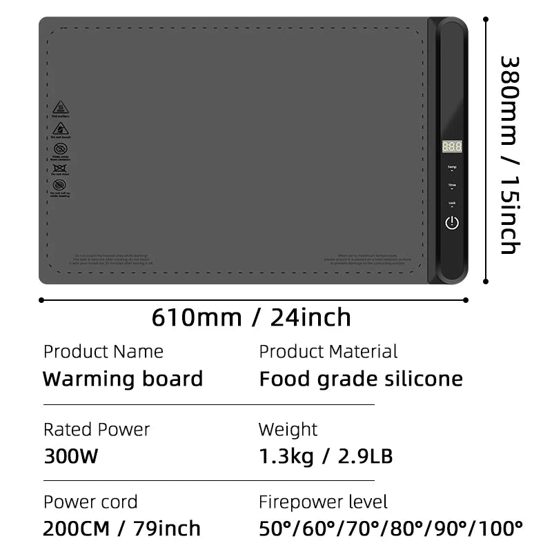 CHAUFFE PLAT PLIABLE NUVORA